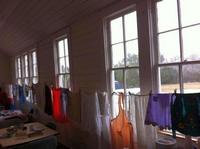 photo of aprons on display at Rheingold School's February 2013 open house