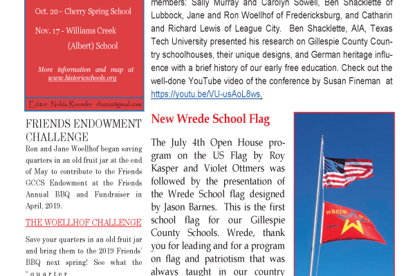 2018 Summer Chalkboard Notes Newsletter