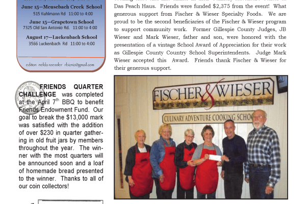 2019 Spring Chalkboard Notes Newsletter