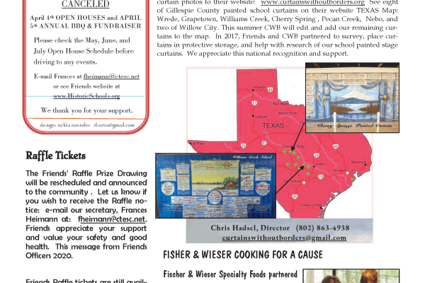 2020 Spring Chalkboard Notes Newsletter