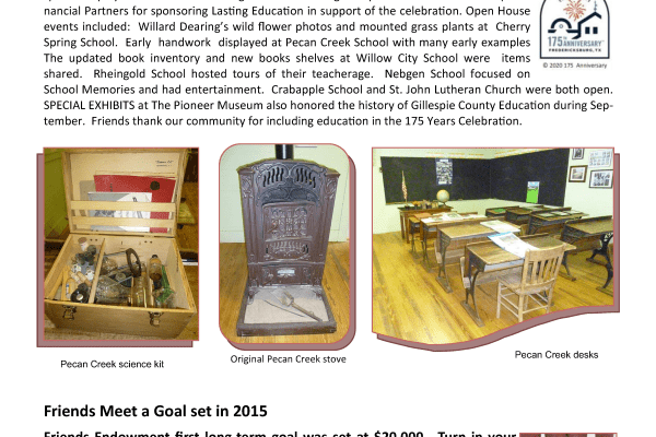2021 Fall Chalkboard Notes Newsletter