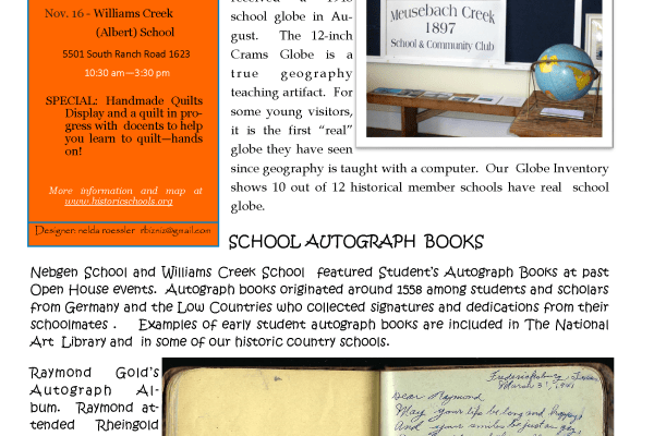 2022 Fall Chalkboard Notes Newsletter