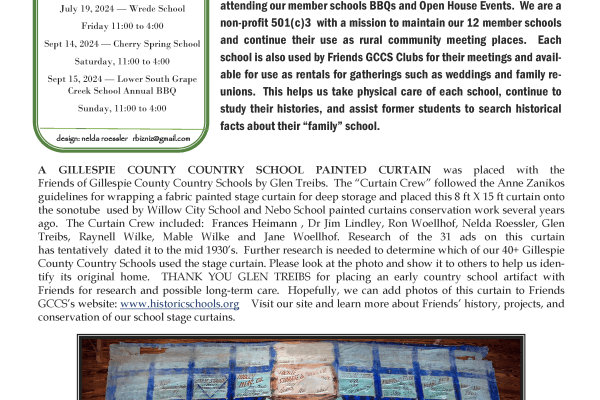 2024 Summer Chalkboard Notes Newsletter