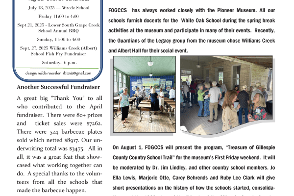 2025 Summer Chalkboard Notes Newsletter