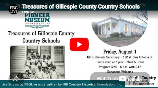 Treasures of Gillespie County Country Schools